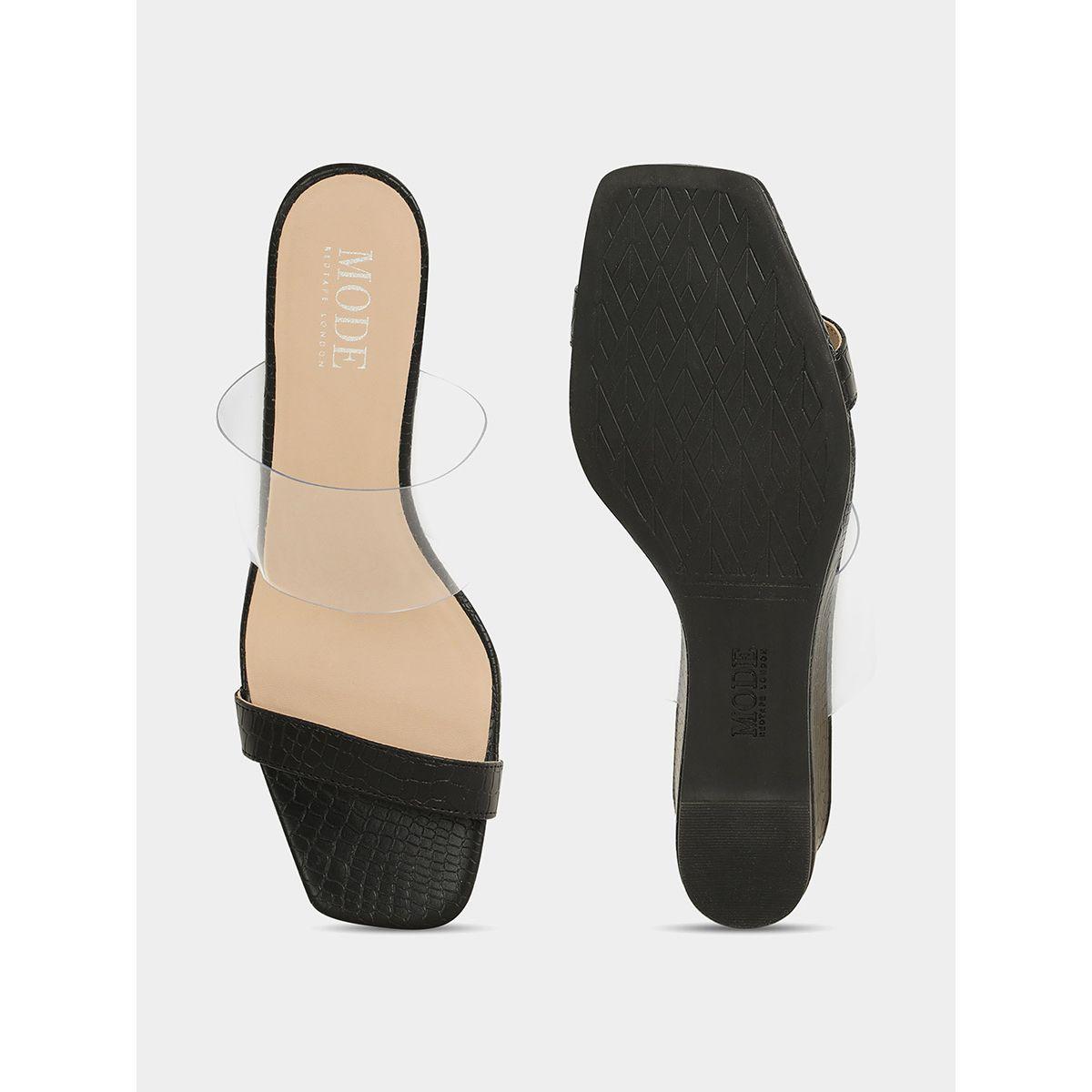 Red Tape Clear Strap Detail Sandals-women-shoes-heels-image-5