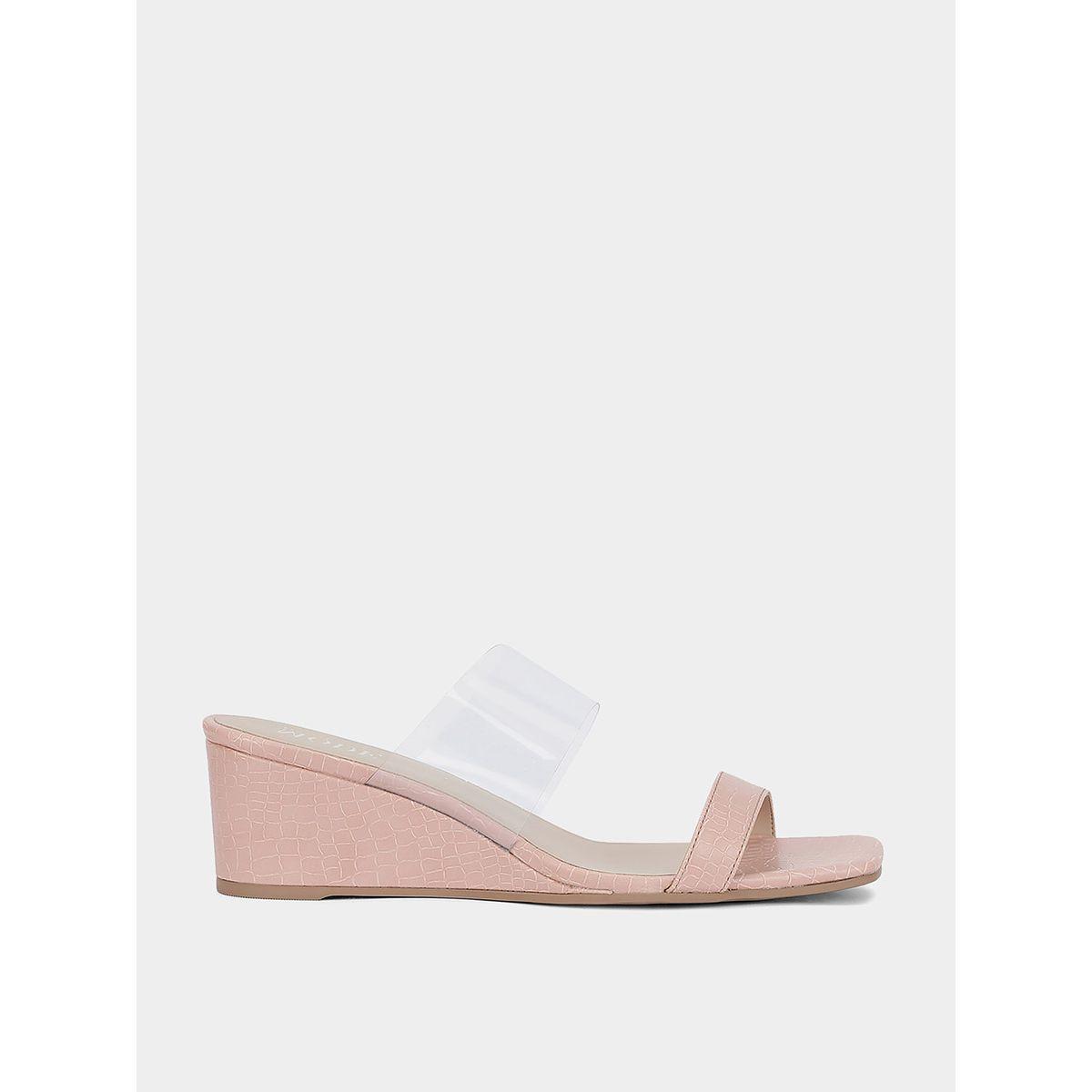Clear Strap Detail Sandals-women-shoes-heels-image-1
