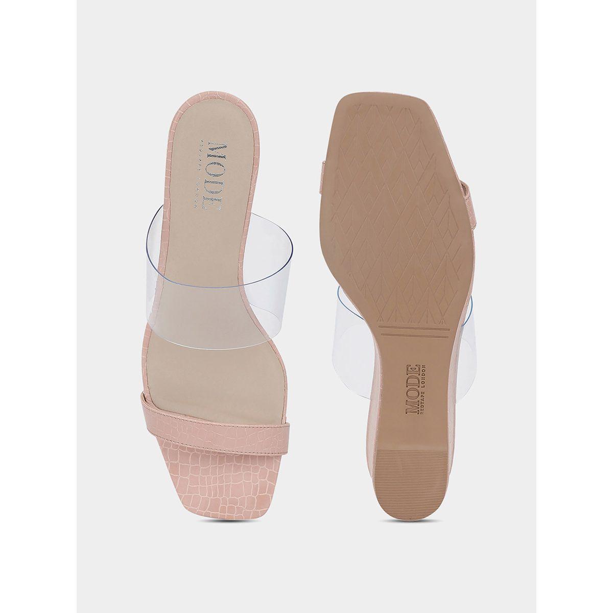 Clear Strap Detail Sandals-women-shoes-heels-image-5