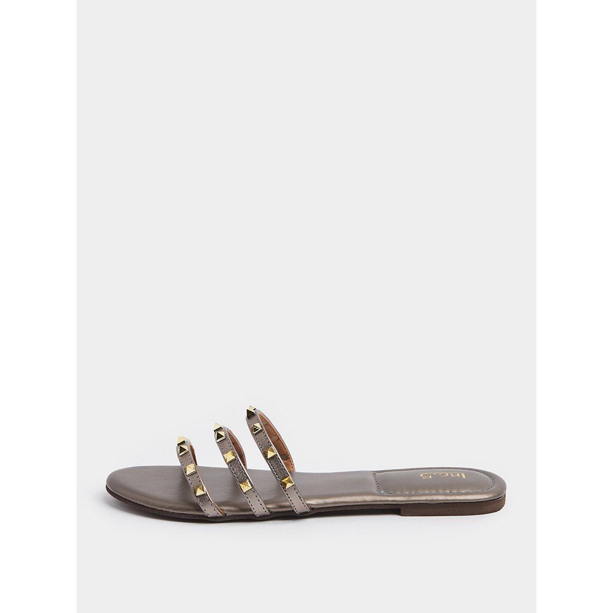 Styli Studded Strappy Flat Sandals-women-shoes-sandals-flats-image-1