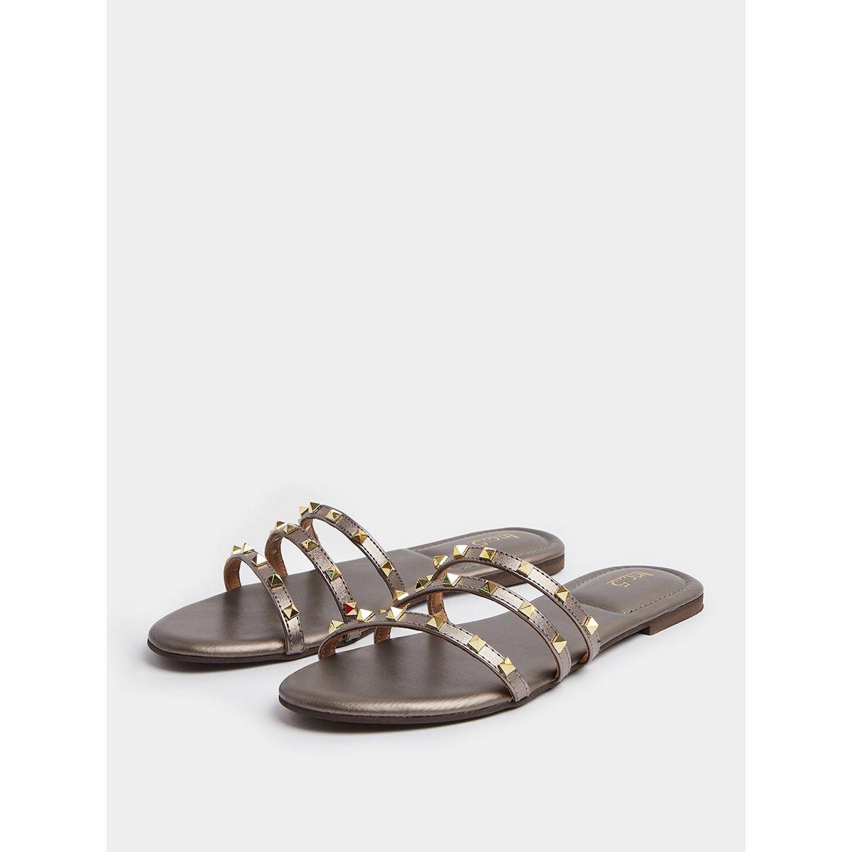Styli Studded Strappy Flat Sandals-women-shoes-sandals-flats-image-2
