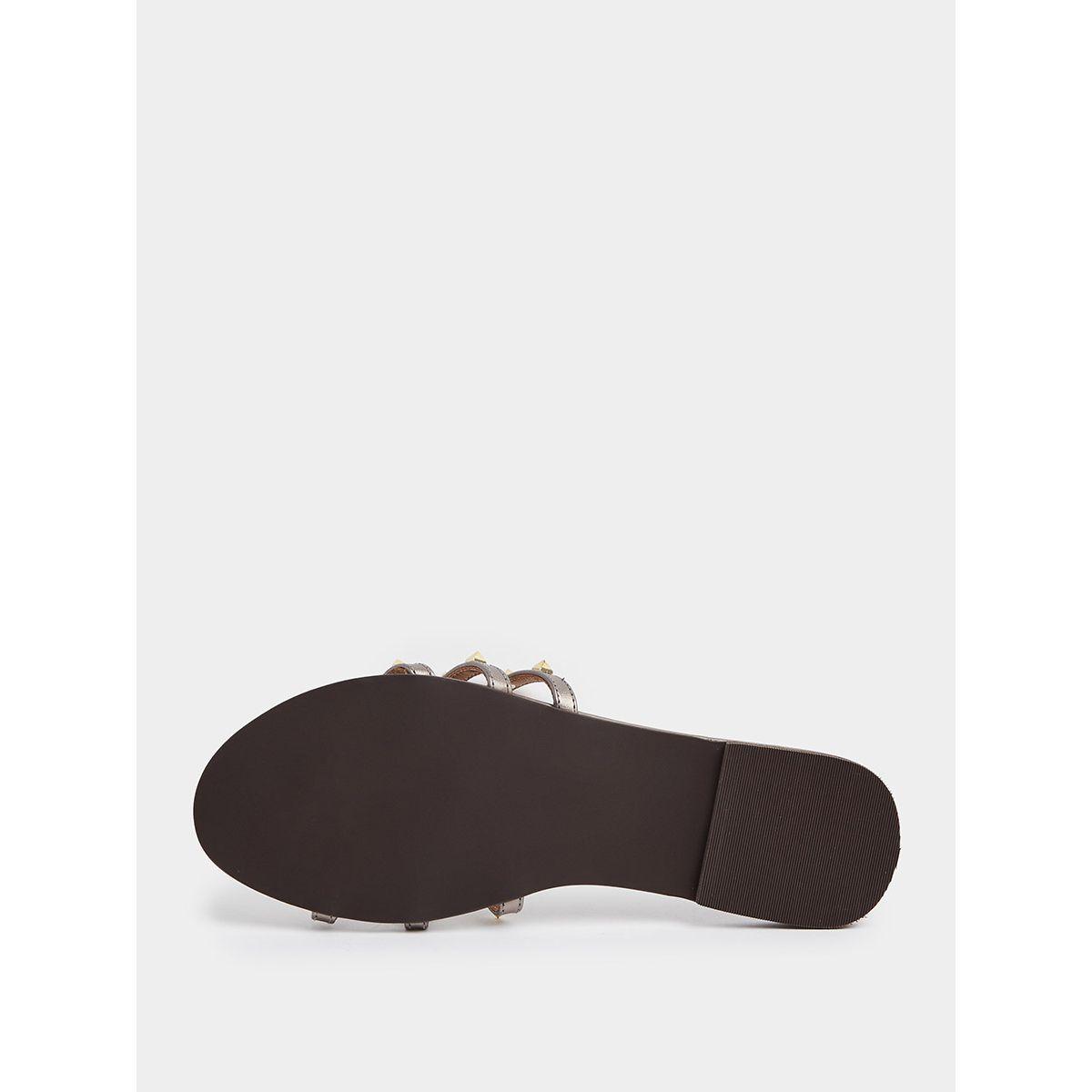 Styli Studded Strappy Flat Sandals-women-shoes-sandals-flats-image-6