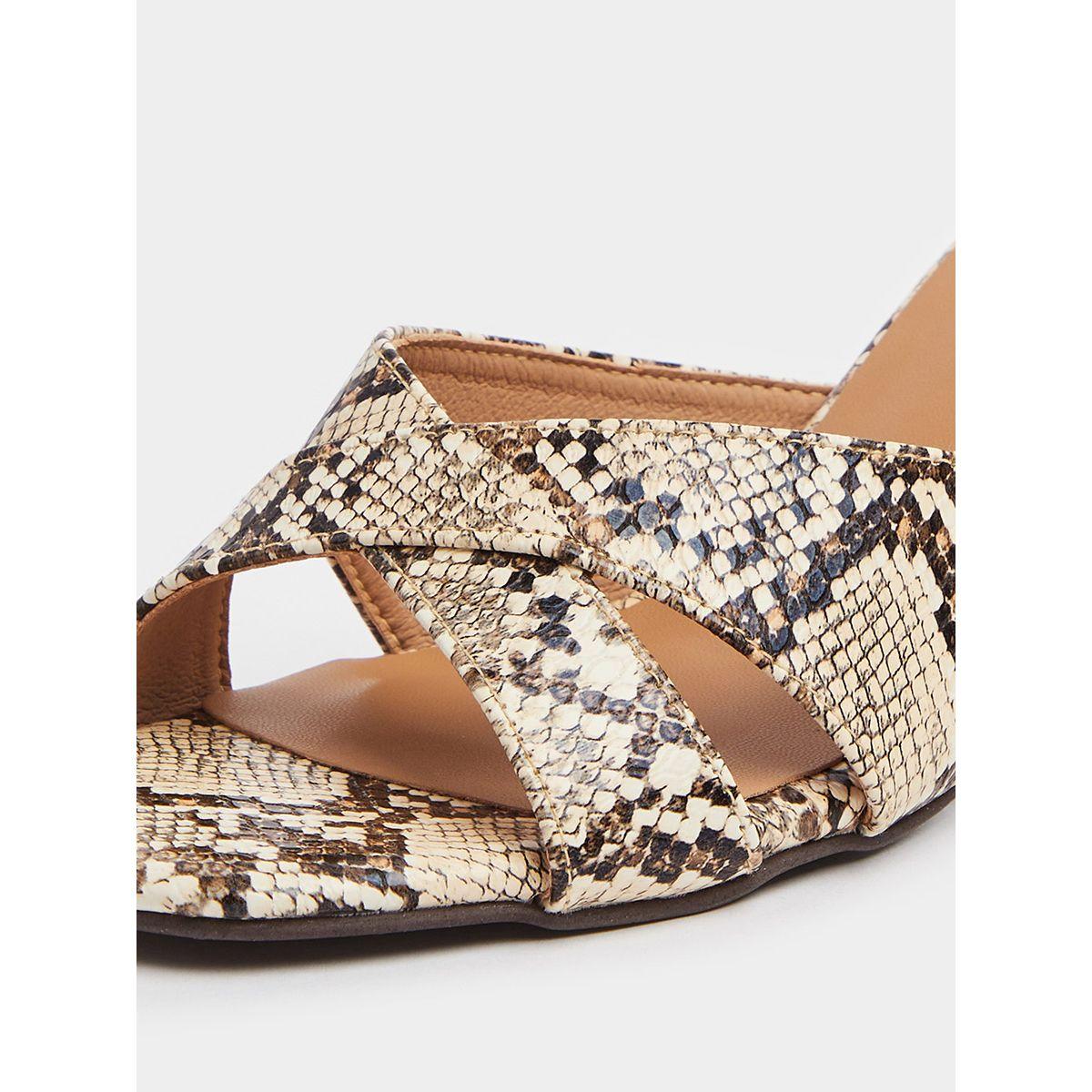 Snakeskin Cross Strap Heel Sandals-women-shoes-heels-image-4