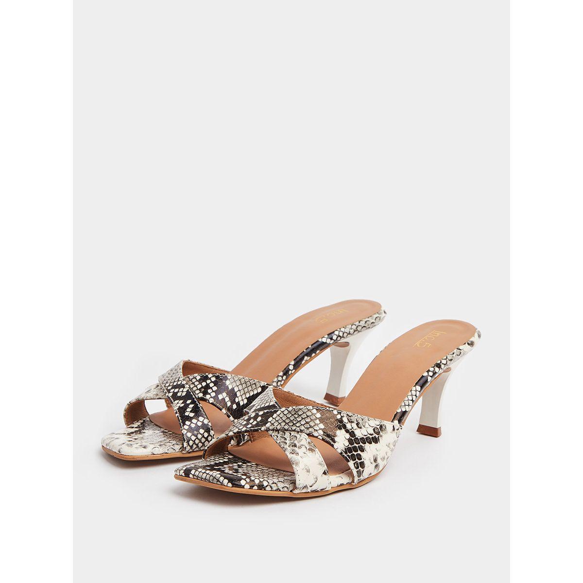 Snakeskin Cross Strap Heel Sandals-women-shoes-heels-image-2