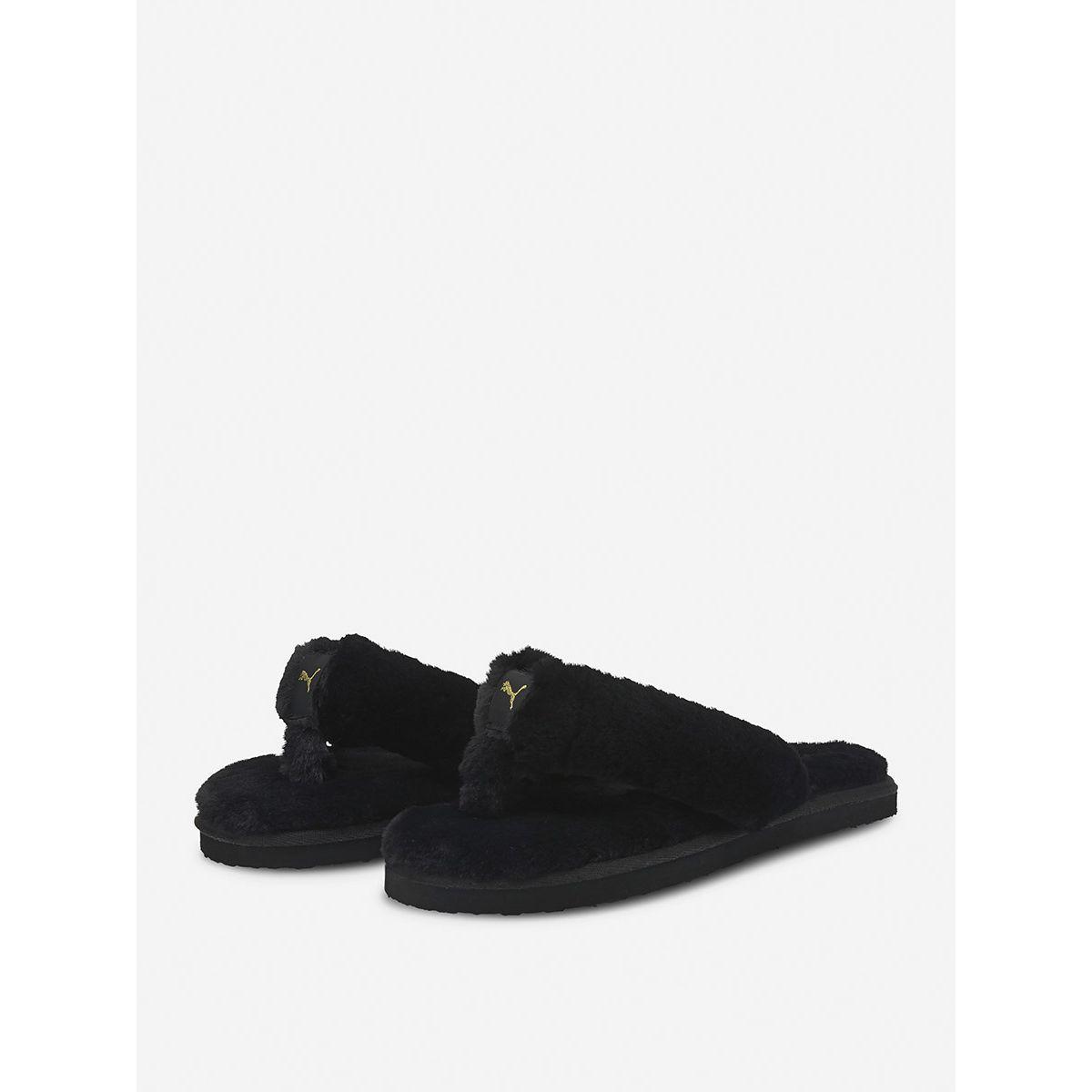 شبشب مزين بفرو اصطناعي-women-shoes-bedroomslippers-image-4