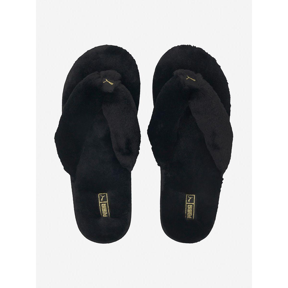 شبشب مزين بفرو اصطناعي-women-shoes-bedroomslippers-image-3