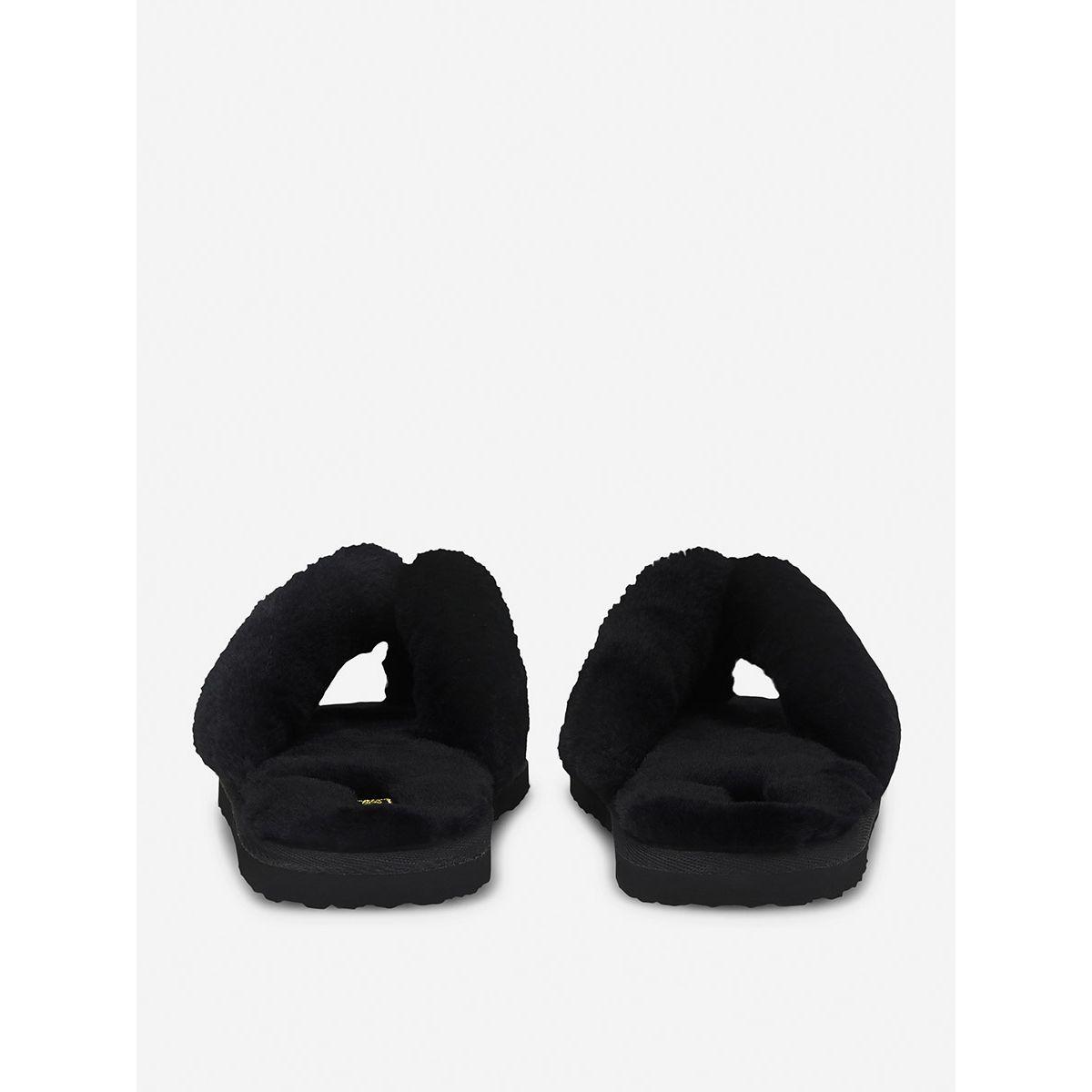 شبشب مزين بفرو اصطناعي-women-shoes-bedroomslippers-image-2