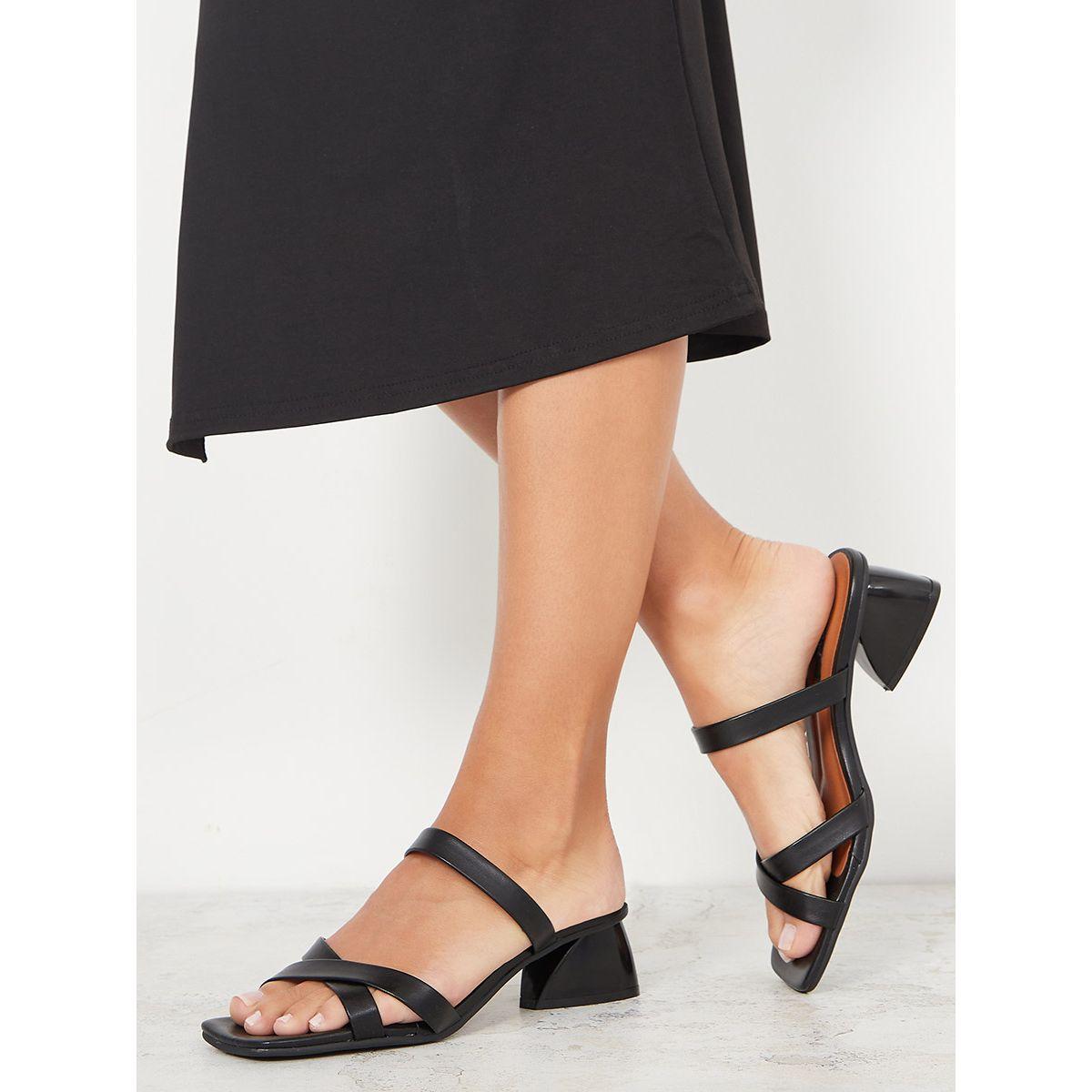 Styli Cross Strap Heel Sandals-women-shoes-heels-image-1