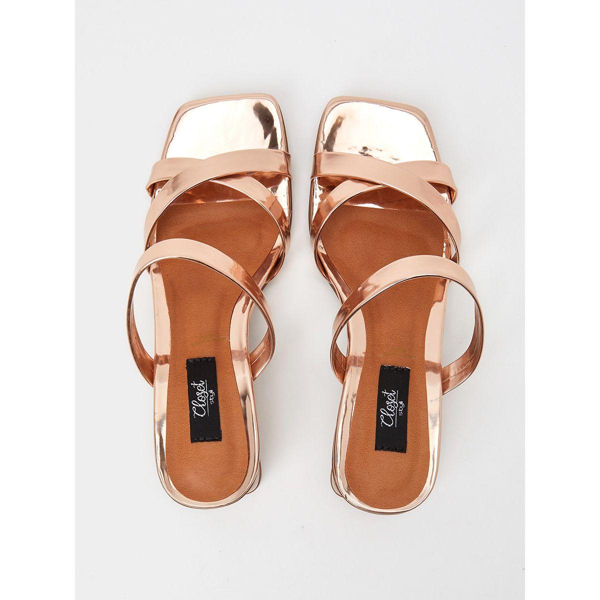صندل بكعب منخفض وسيور كروس من ستايلي-women-shoes-heels-image-5