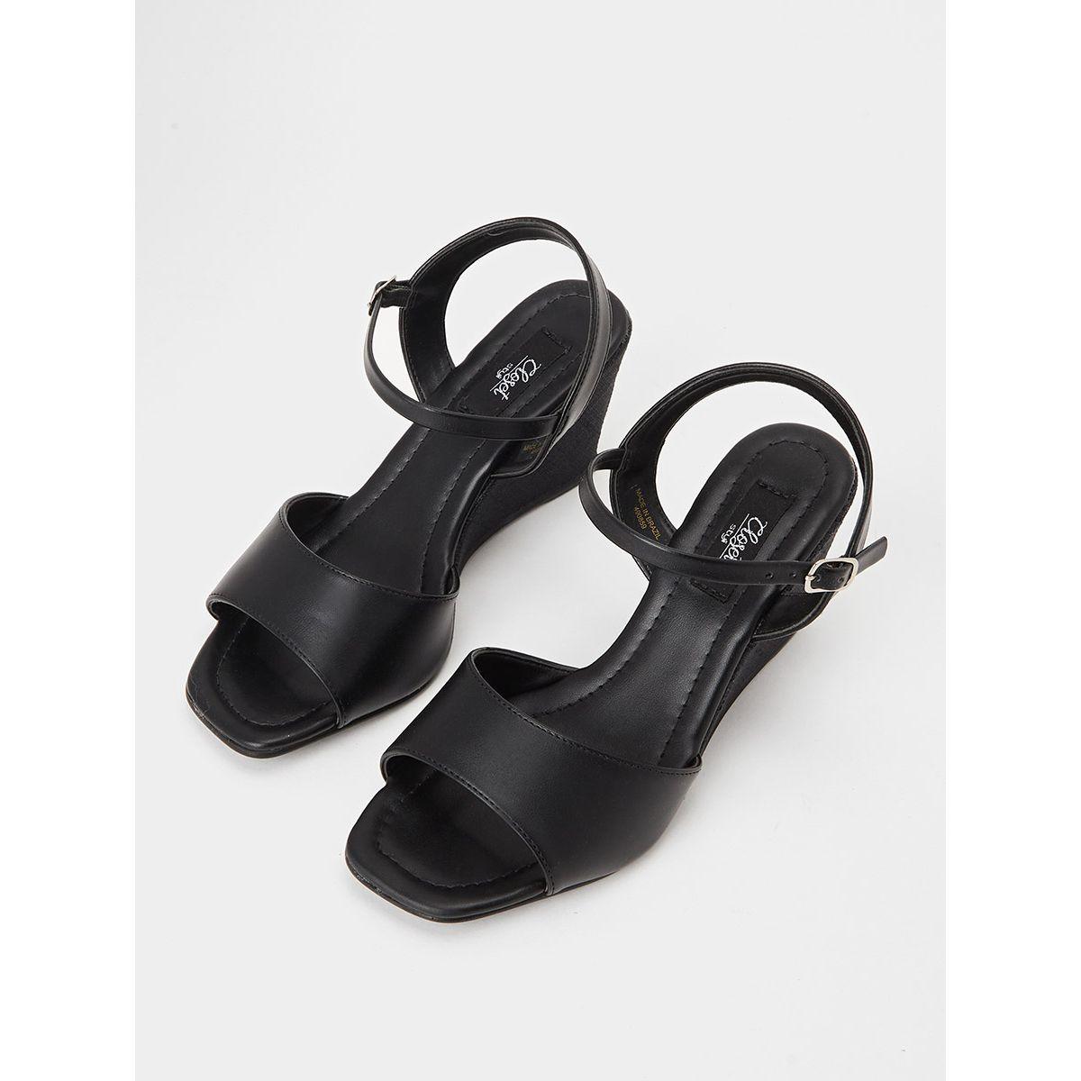 صندل بكعب ويدج وسوار كاحل من ستايلي-women-shoes-heels-image-2