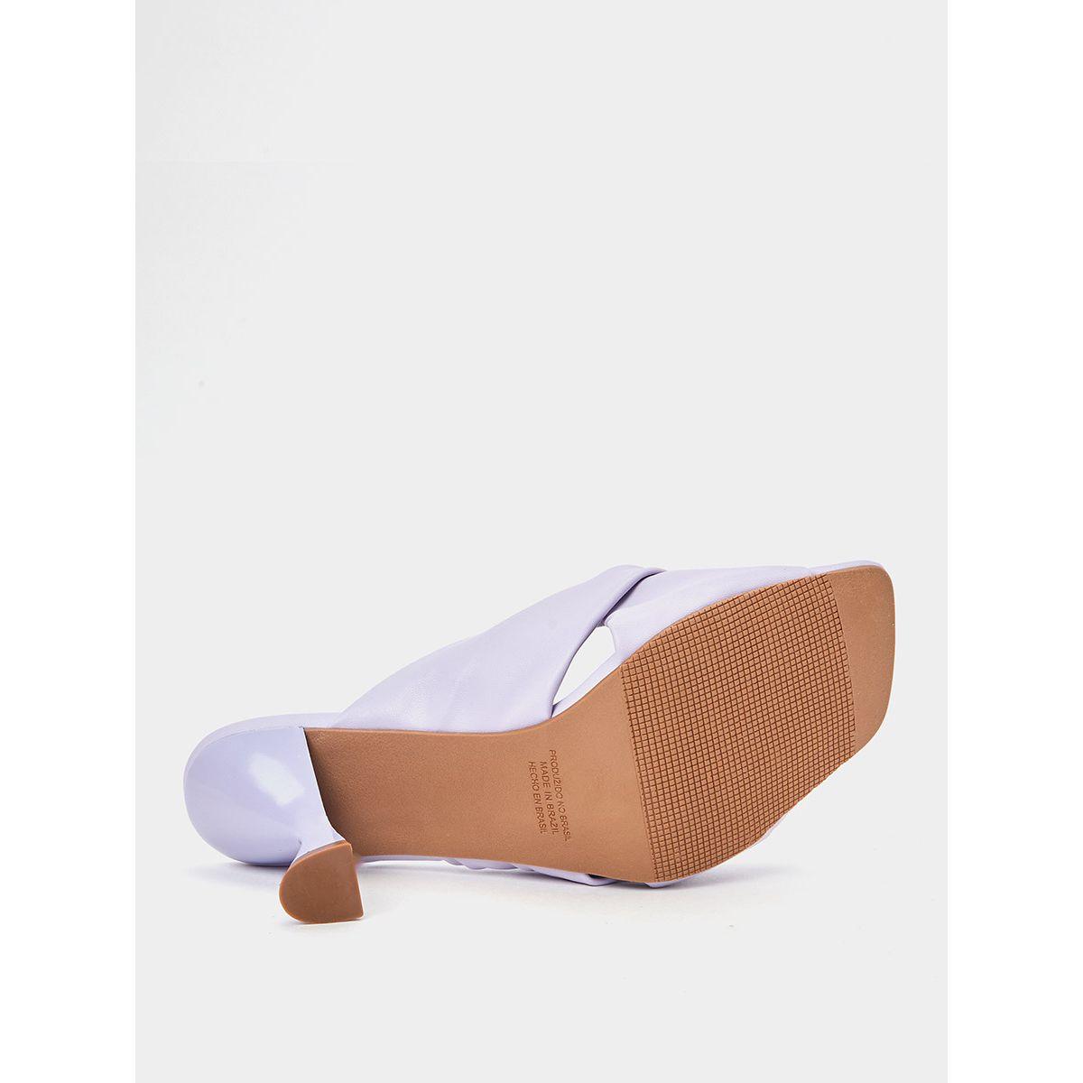 Styli Twisted Knot Detail Square Toe Heel Sandals-women-shoes-heels-image-6