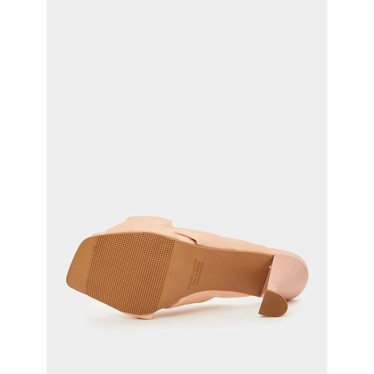 Styli Twisted Knot Detail Square Toe Heel Sandals-women-shoes-heels-image-6