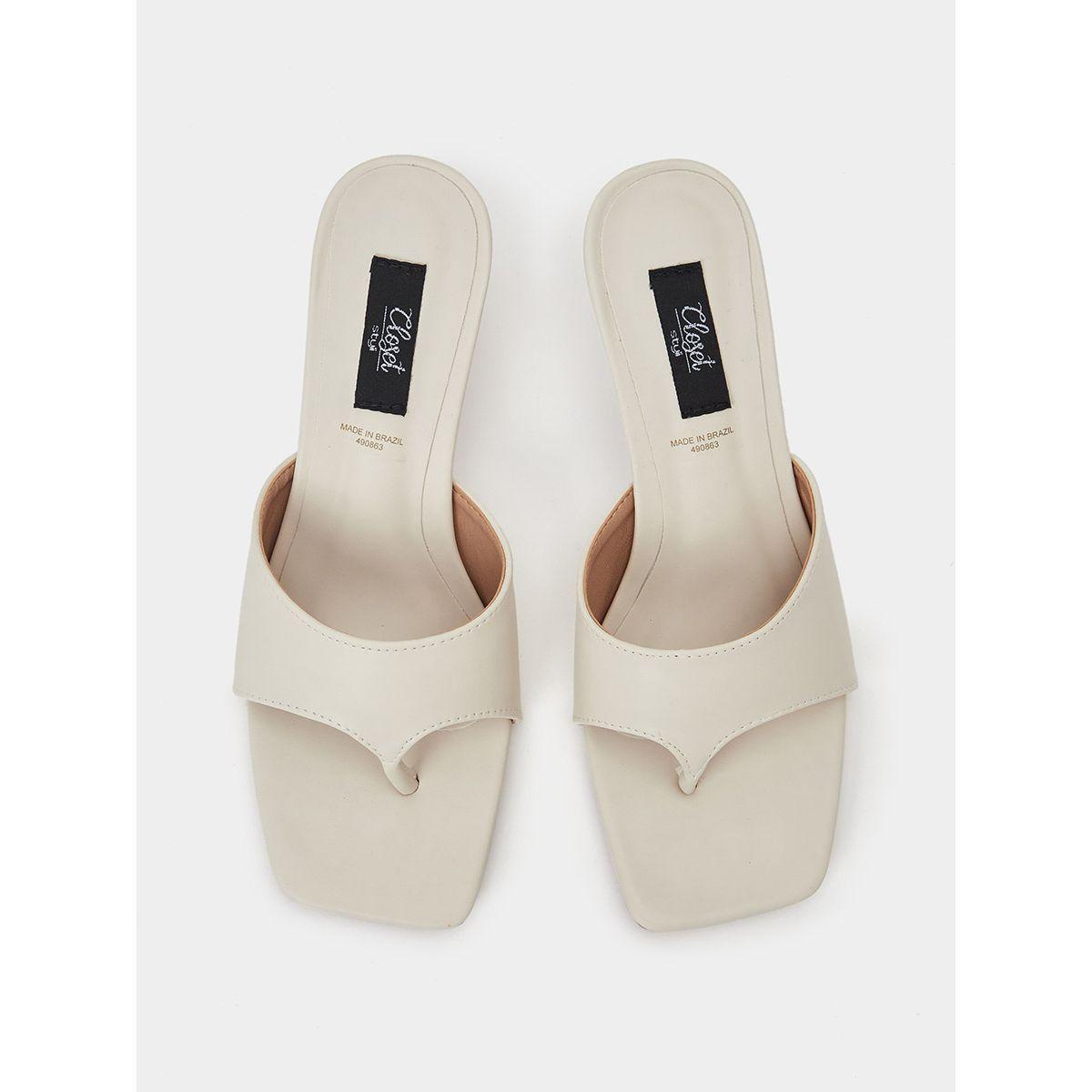 Styli Square Toe Architectural Heel Sandals-women-shoes-heels-image-5