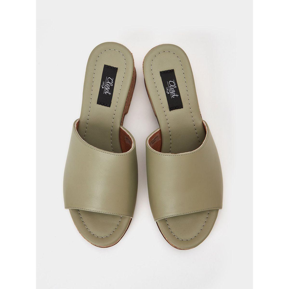Styli Open Toe Cork Heel Sandals-women-shoes-heels-image-5
