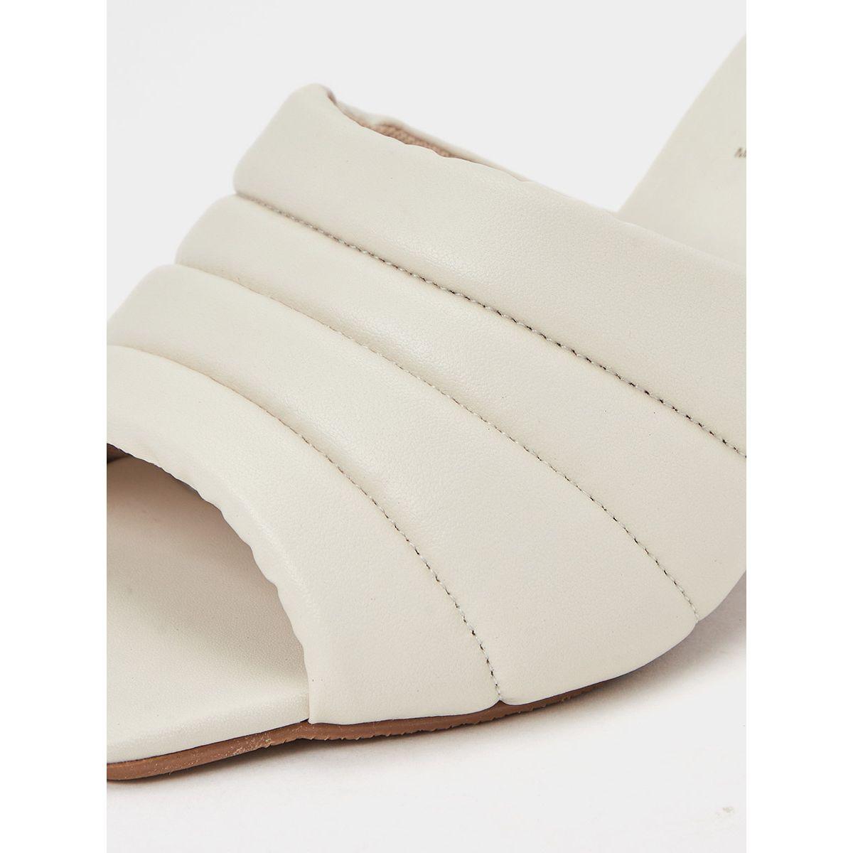 Styli Padded Square Toe Flared Heel Sandals-women-shoes-heels-image-4