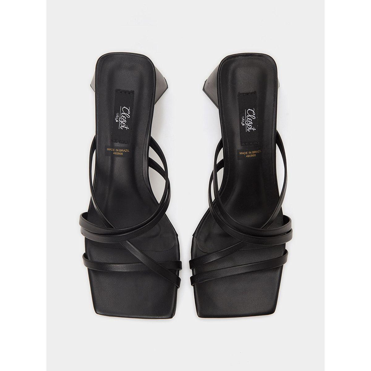 Styli Strappy Square Toe Sandals-women-shoes-heels-image-5