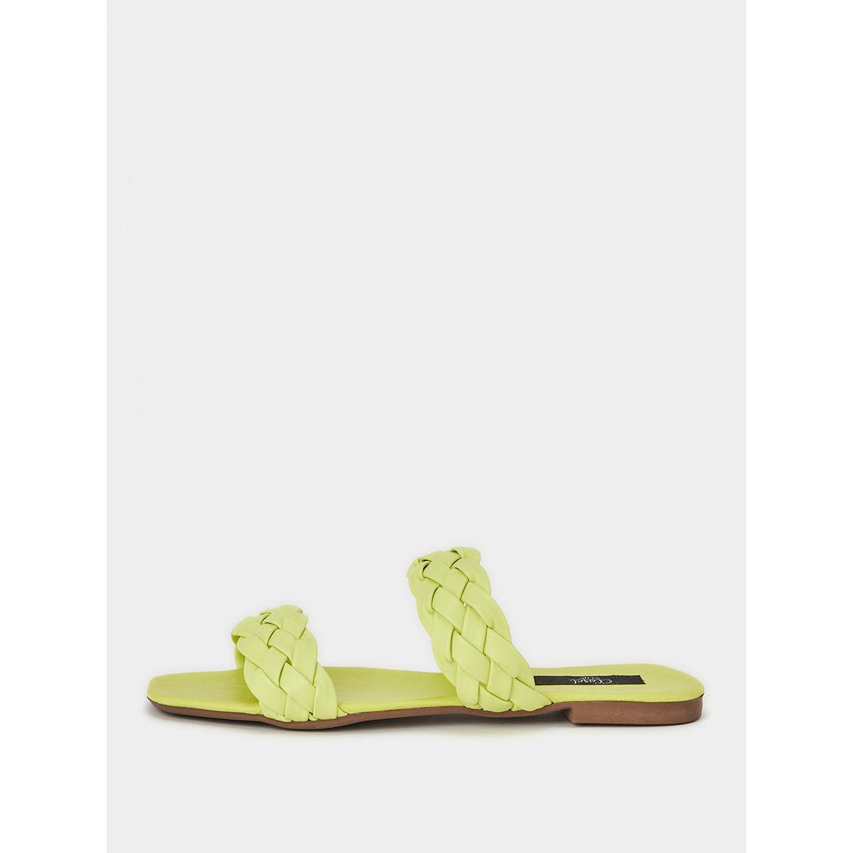 Styli Braided Double Strap Sandals-women-shoes-sandals-flats-image-1