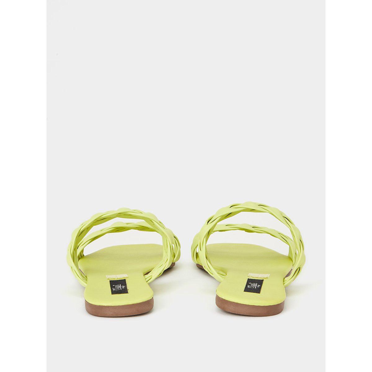 Styli Braided Double Strap Sandals-women-shoes-sandals-flats-image-3
