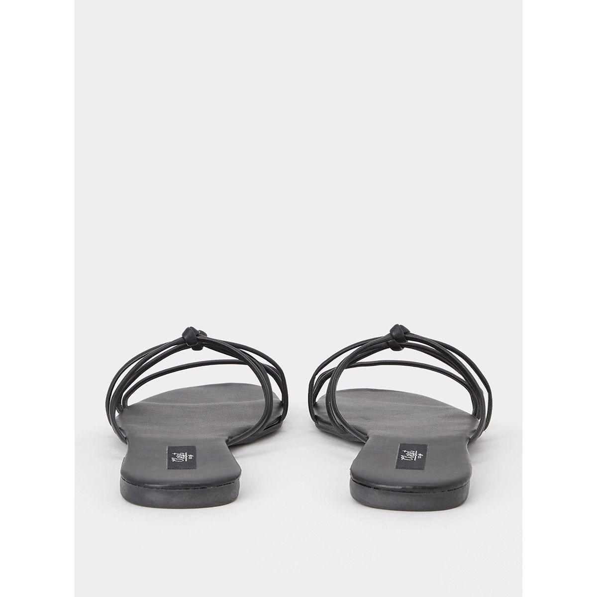 Styli Multi Cross Strap Flat Sandals-women-shoes-sandals-flats-image-3