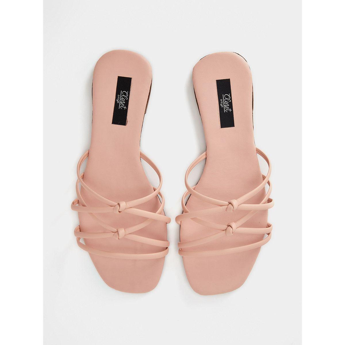 Styli Multi Cross Strap Flat Sandals-women-shoes-sandals-flats-image-5