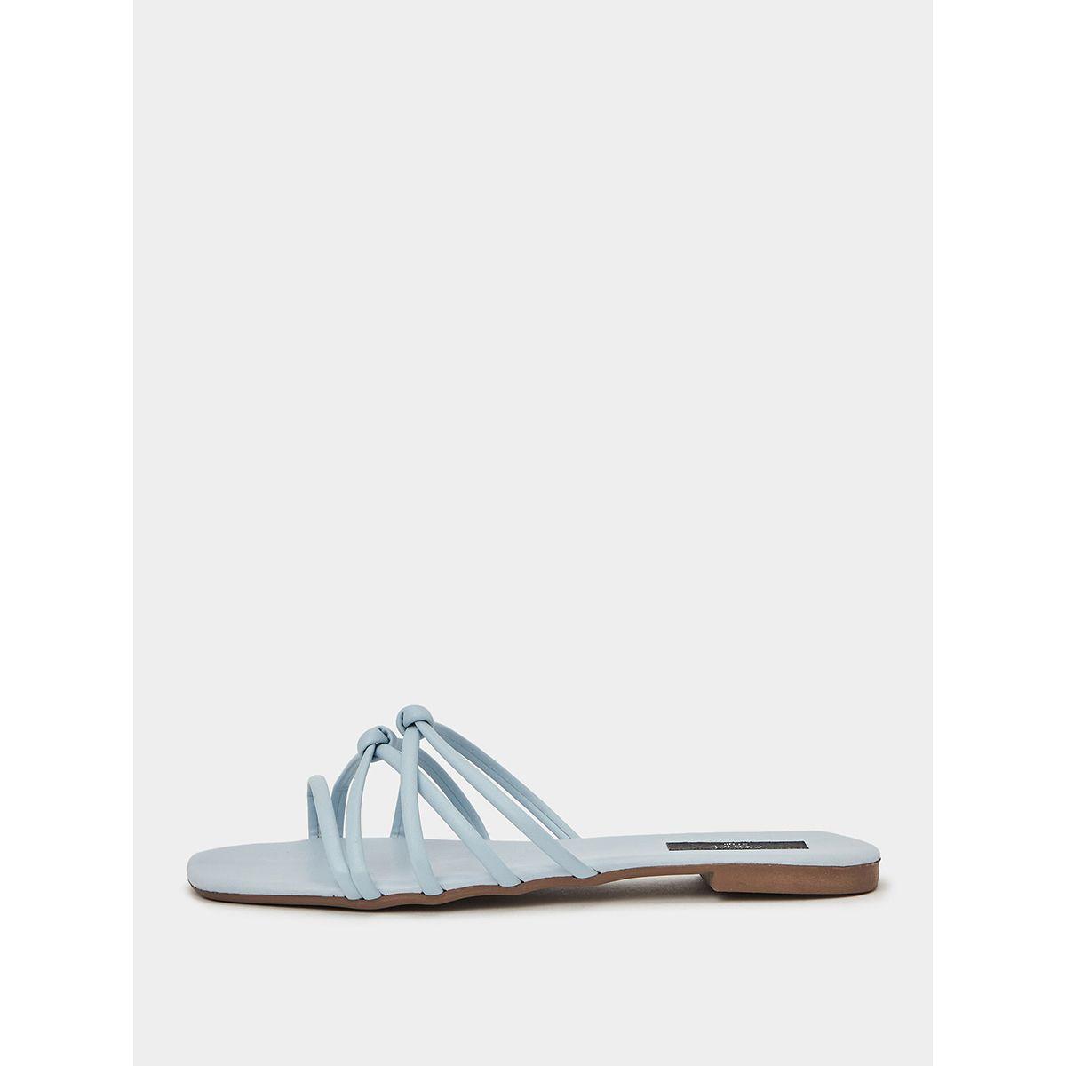Styli Multi Cross Strap Flat Sandals-women-shoes-sandals-flats-image-1