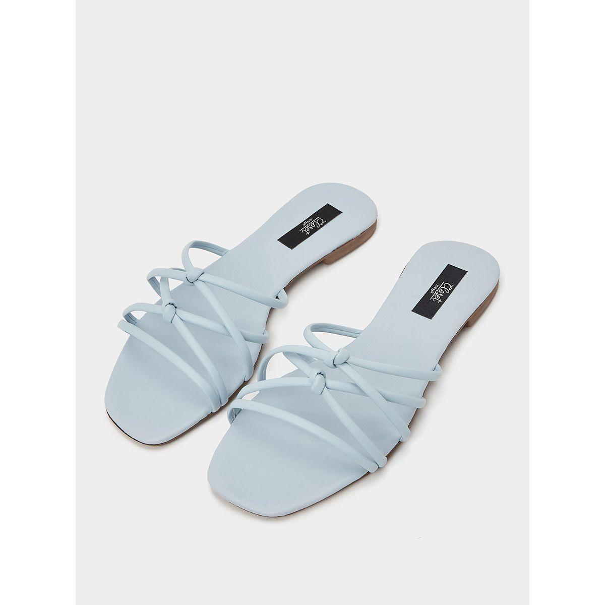 Styli Multi Cross Strap Flat Sandals-women-shoes-sandals-flats-image-2