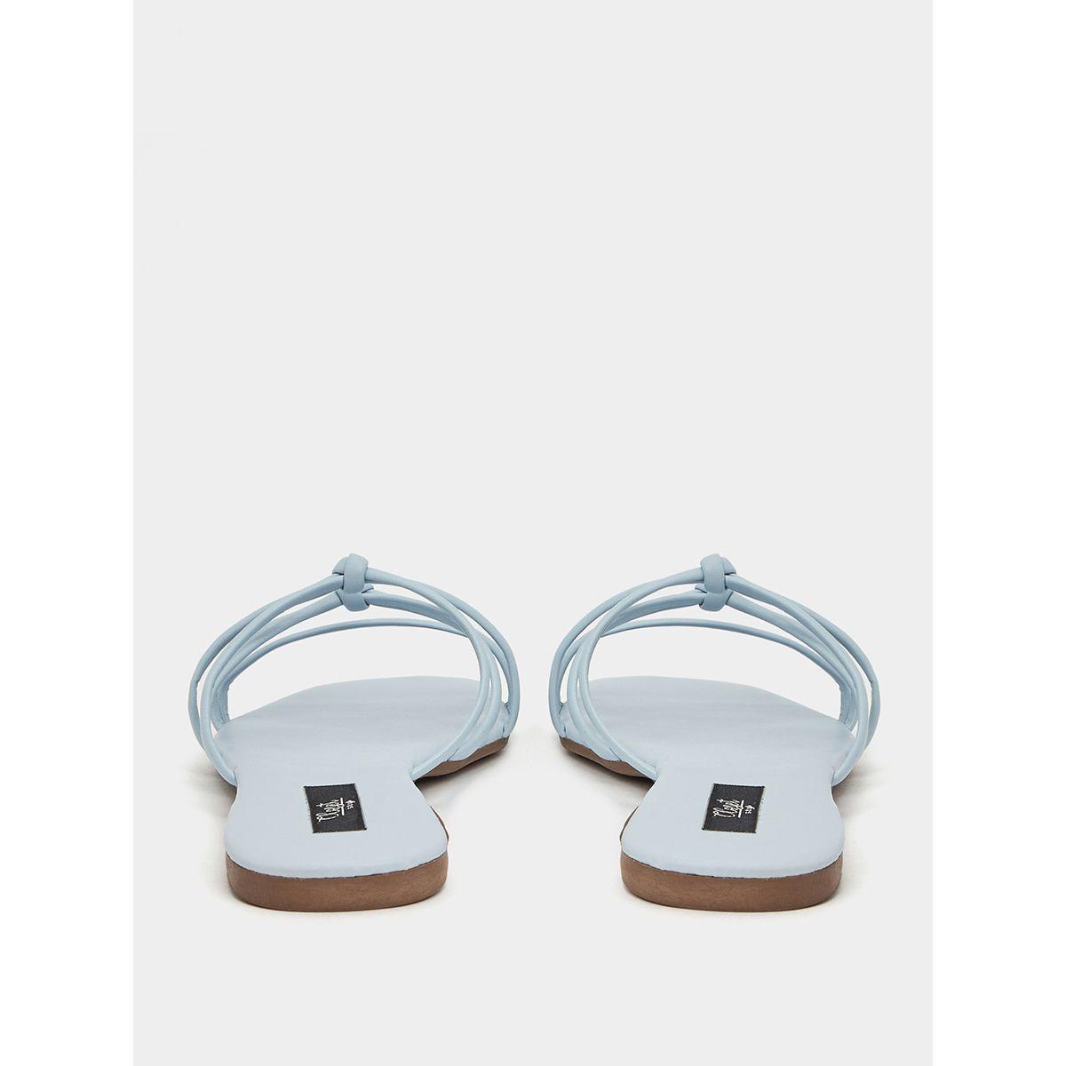 Styli Multi Cross Strap Flat Sandals-women-shoes-sandals-flats-image-3