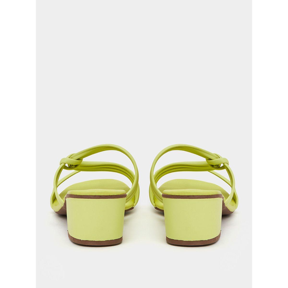 Styli Knot Strap Block Heel Sandals-women-shoes-heels-image-4