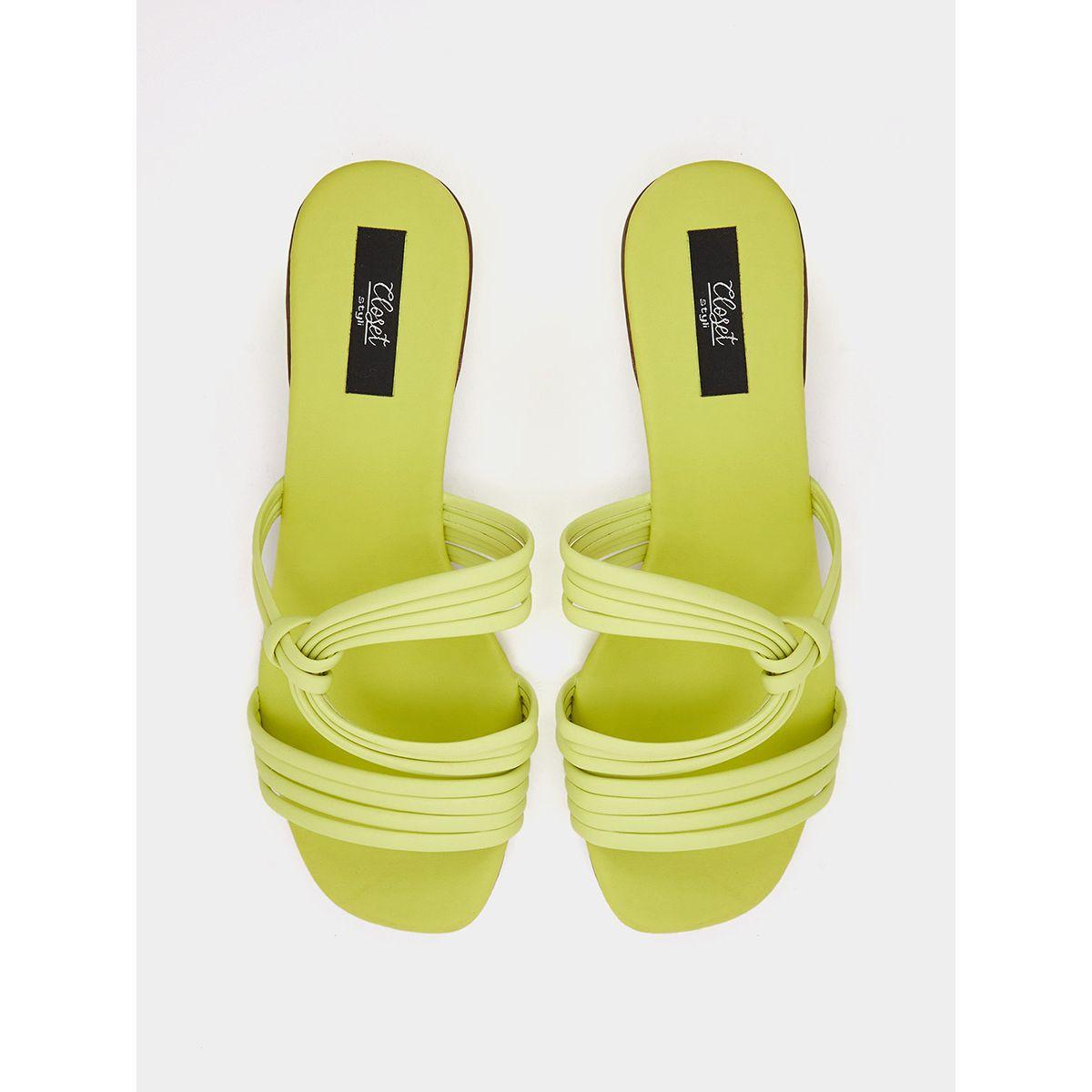 Styli Knot Strap Block Heel Sandals-women-shoes-heels-image-5
