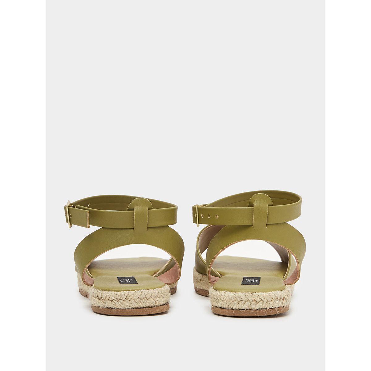 Styli Open Toe Ankle Strap Espadrille Sandals-women-shoes-sandals-flats-image-3