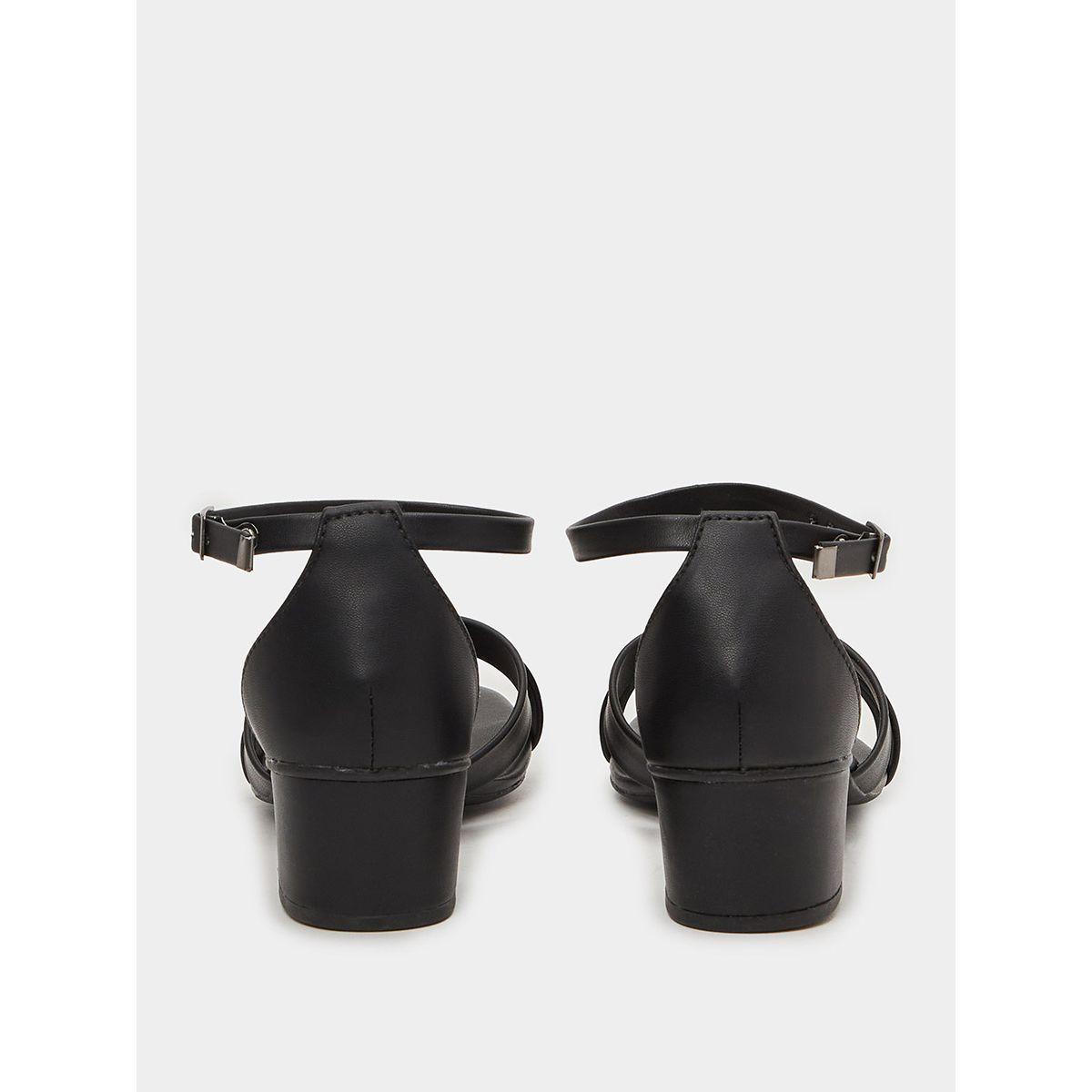 Styli Cross Band Ankle Strap Sandals-women-shoes-heels-image-3