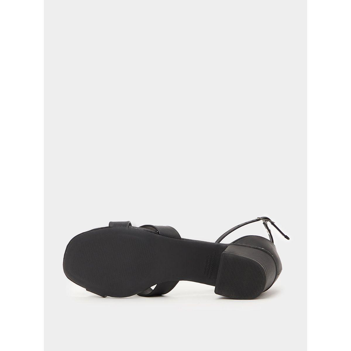 Styli Cross Band Ankle Strap Sandals-women-shoes-heels-image-6