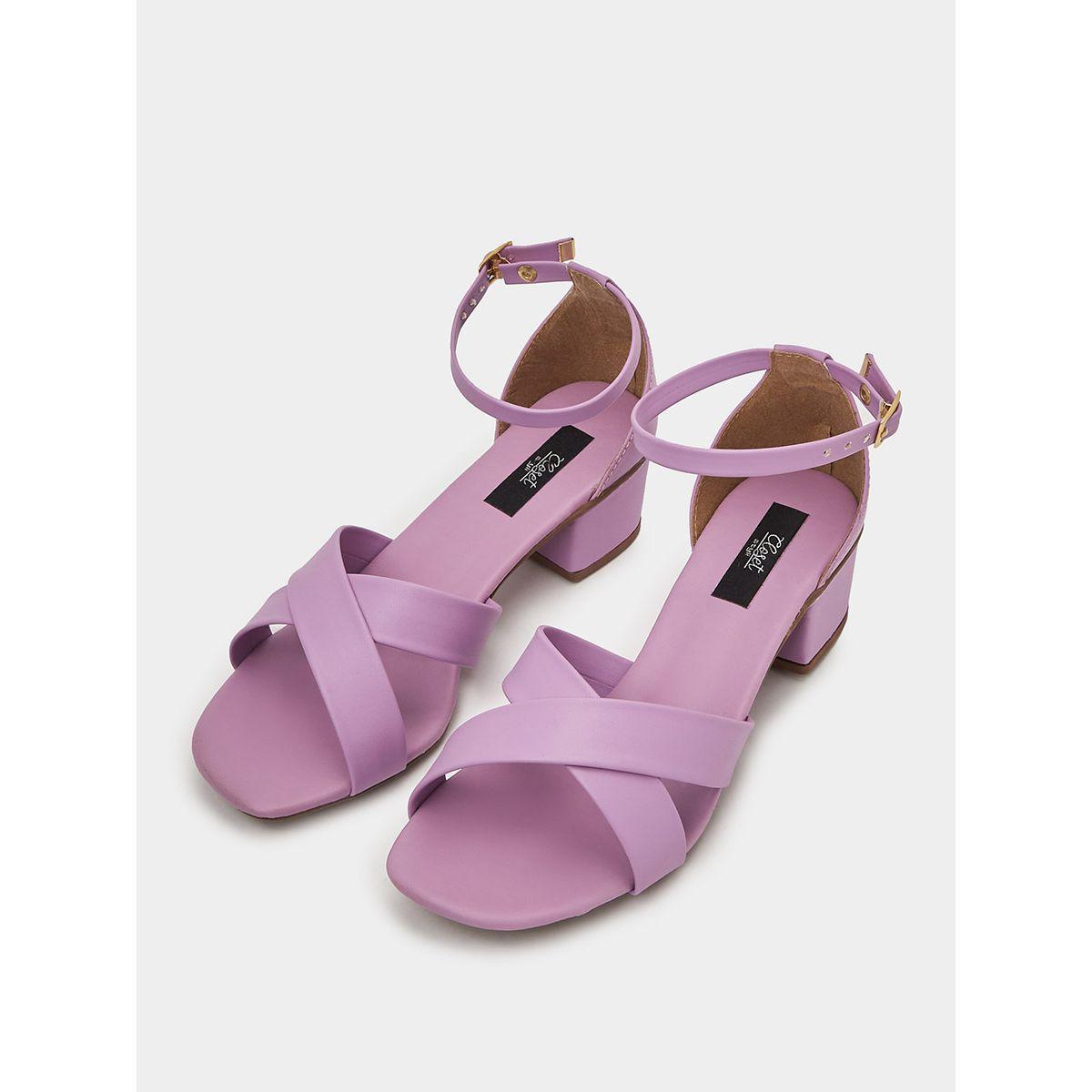 Styli Cross Band Ankle Strap Sandals-women-shoes-heels-image-2