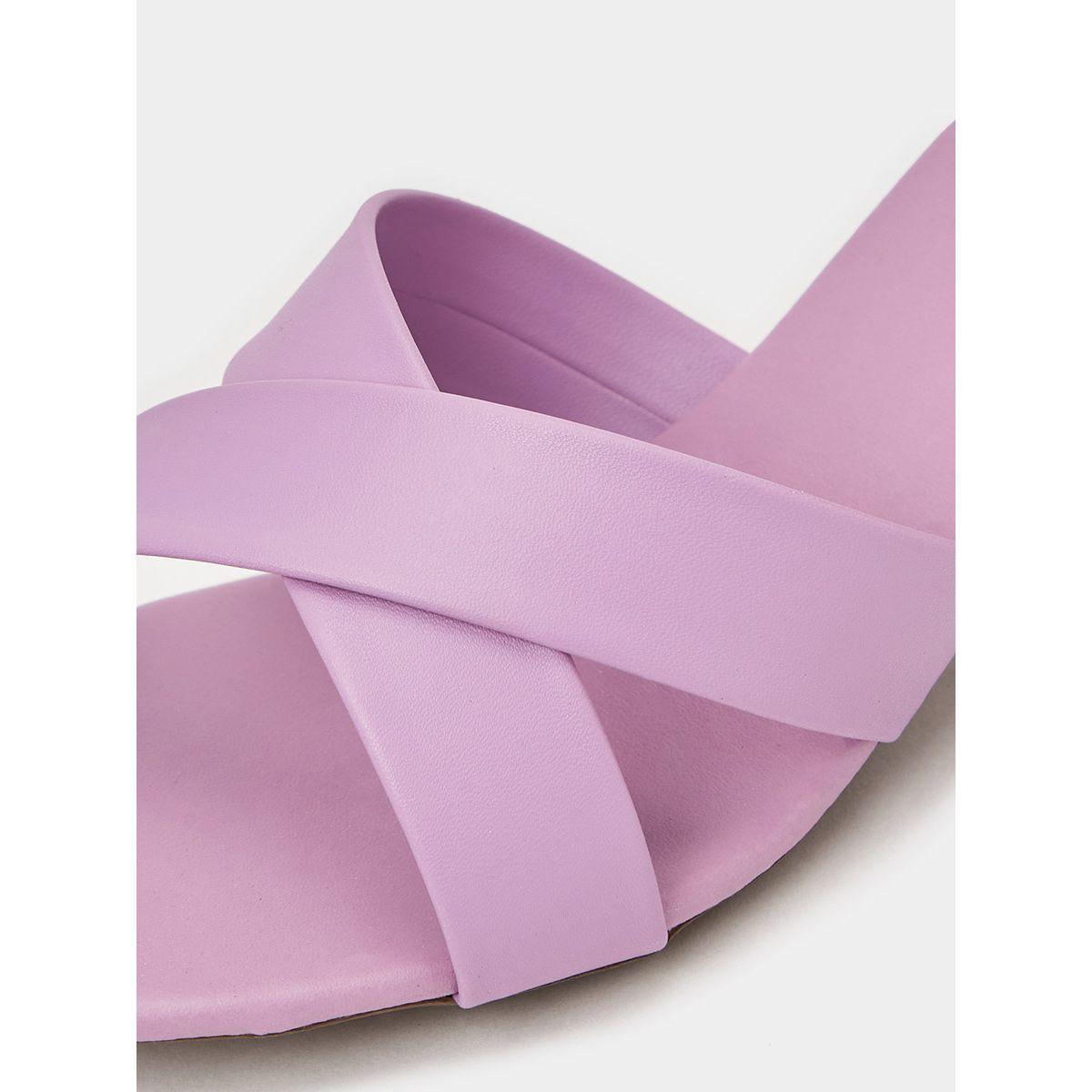 Styli Cross Band Ankle Strap Sandals-women-shoes-heels-image-4