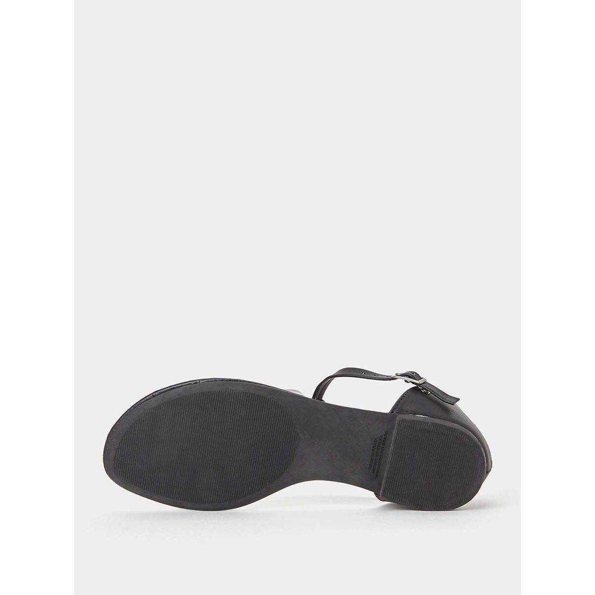 Styli Embellished Stone Detail T-Strap Sandals-women-shoes-sandals-flats-image-6