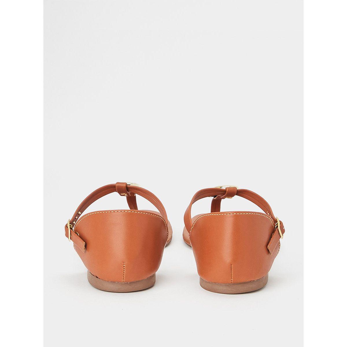 Styli Embellished Stone Detail T-Strap Sandals-women-shoes-sandals-flats-image-3