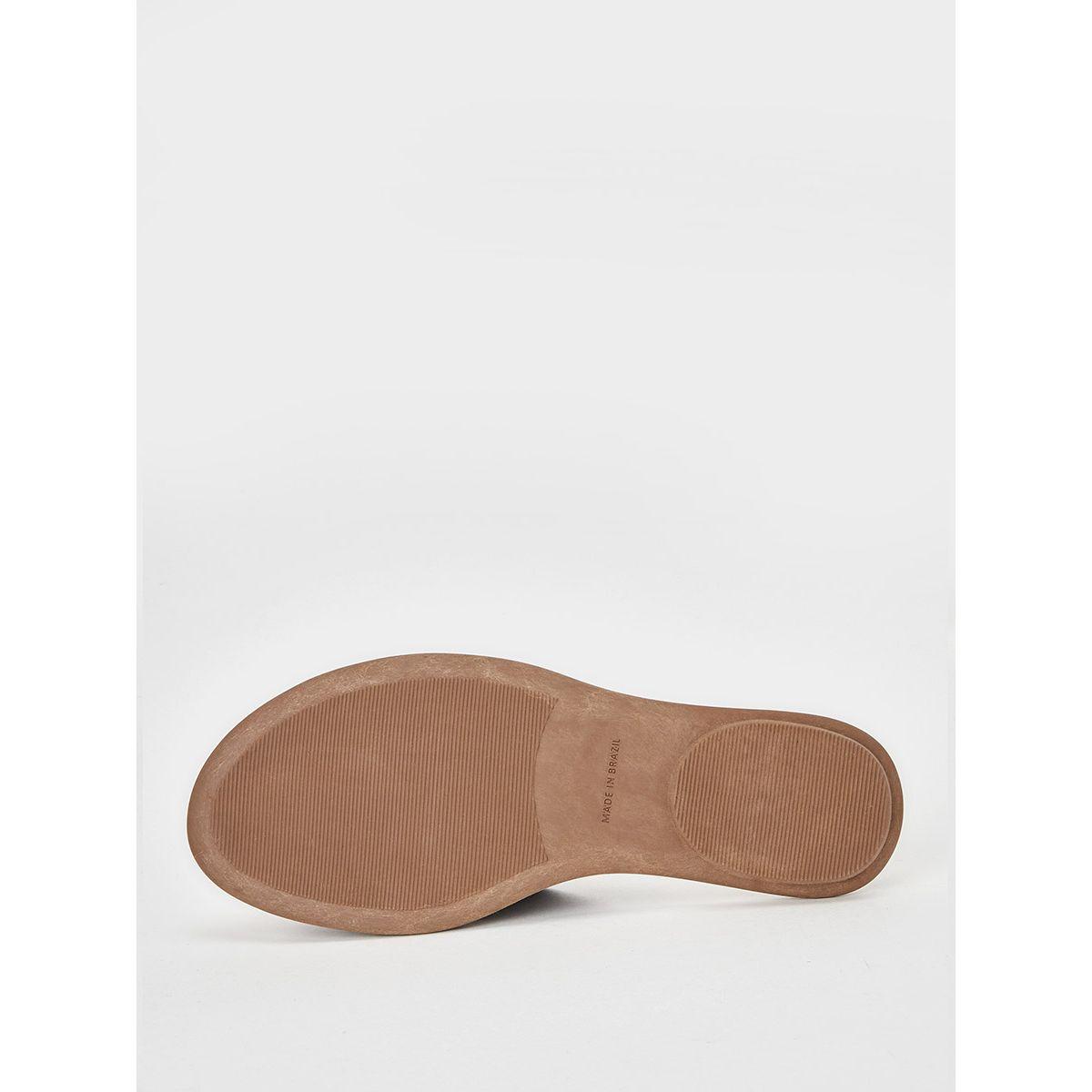 Styli Cross Band Flat Mule Sandals-women-shoes-sandals-flats-image-5