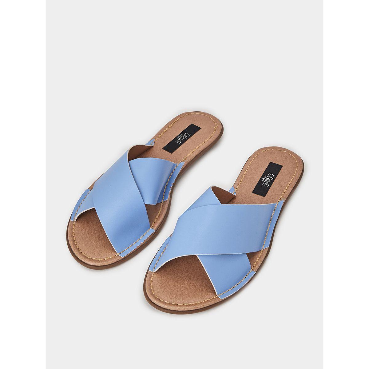 صندل فلات باساور عكسية من ستايلي-women-shoes-sandals-flats-image-2