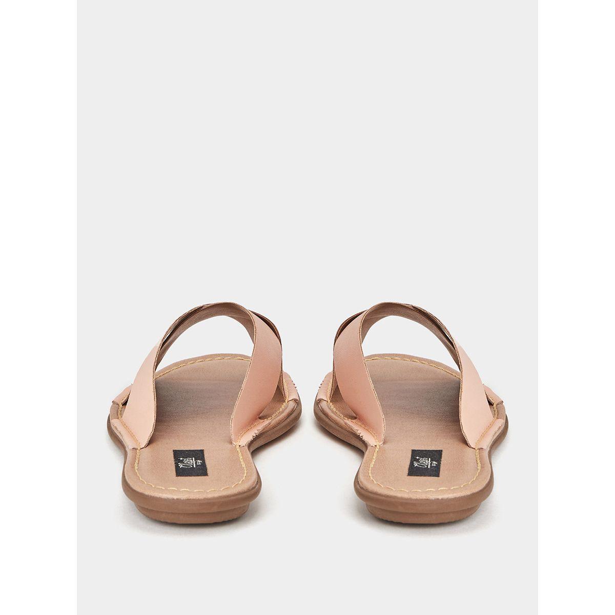صندل فلات بسيور كروس من ستايلي-women-shoes-sandals-flats-image-3