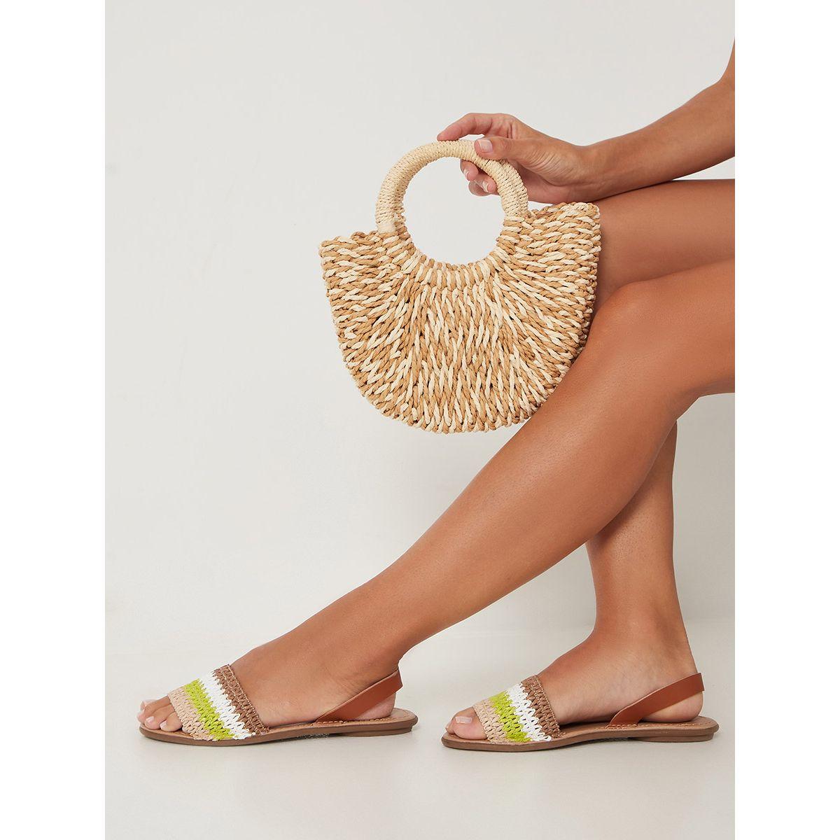صندل فلات بسير كاحل من ستايلي-women-shoes-sandals-flats-image-6