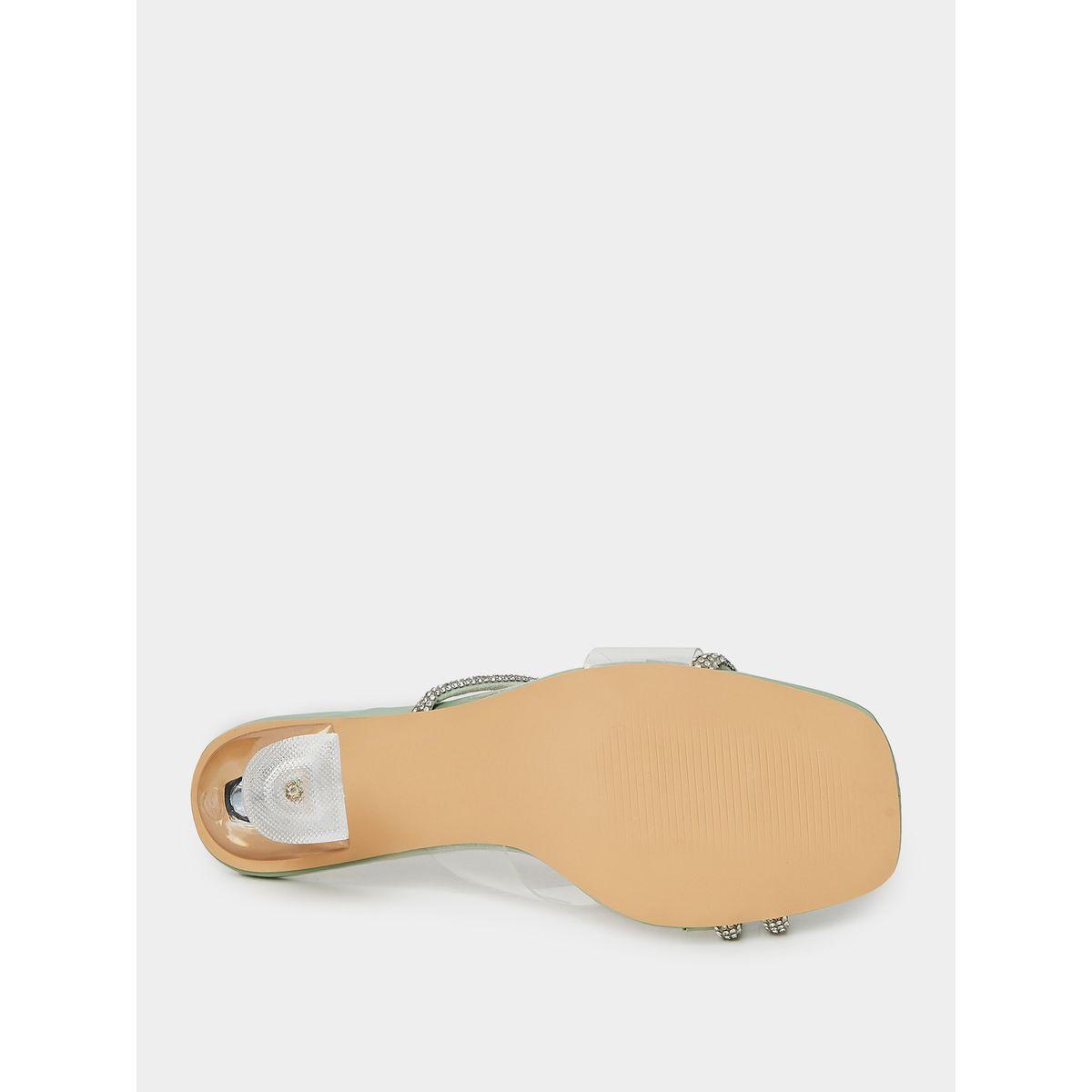 Styli Embellished Strap Sandals with Acrylic Spool Heel-women-shoes-heels-image-7