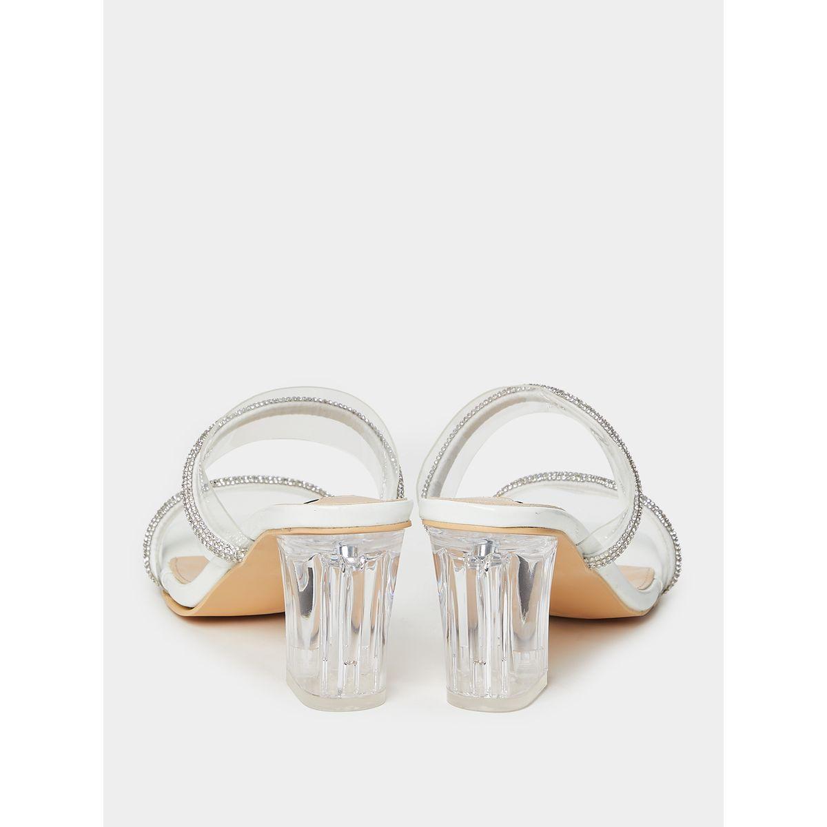 Styli Embellished Double Strap Sandals with Acrylic Block Heel -women-shoes-heels-image-4