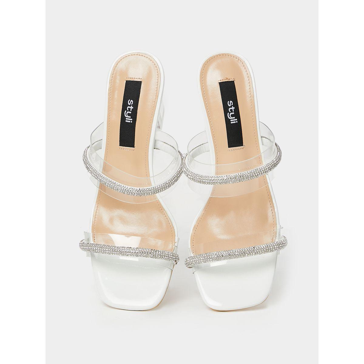 Styli Embellished Double Strap Sandals with Acrylic Block Heel -women-shoes-heels-image-6