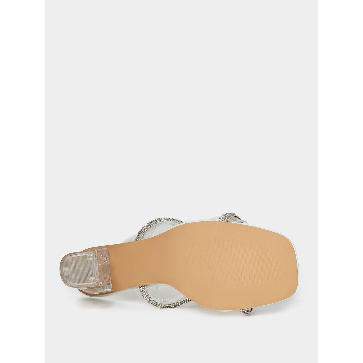Styli Embellished Double Strap Sandals with Acrylic Block Heel -women-shoes-heels-image-7