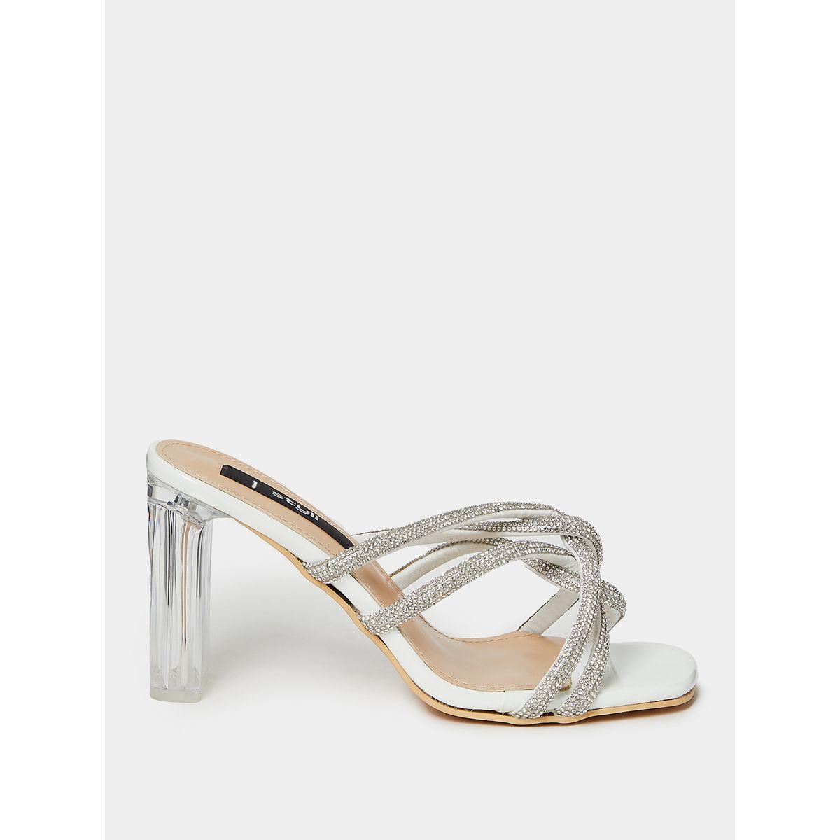 صندل بكعب اكريليك وسيور كروس-women-shoes-heels-image-1