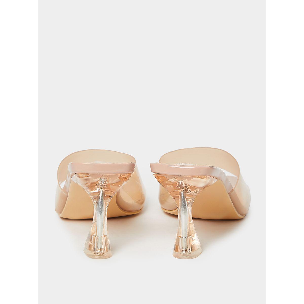 Styli Wide Transparent Strap Heel Sandals-women-shoes-heels-image-4