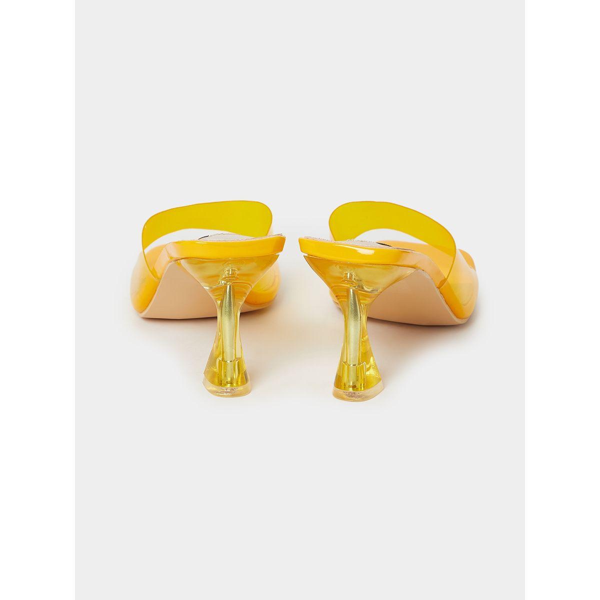 Styli Wide Transparent Strap Heel Sandals-women-shoes-heels-image-4
