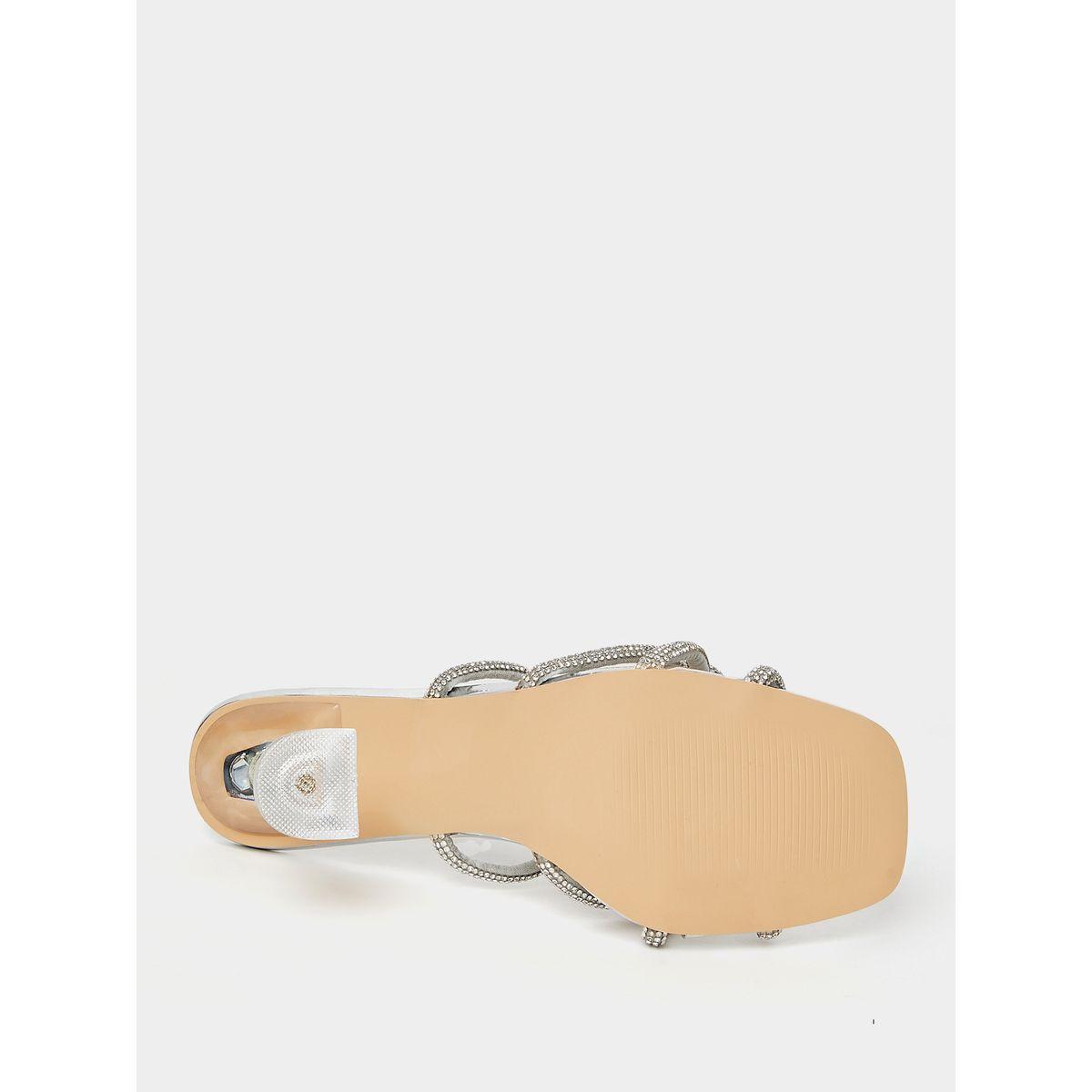 Styli Embellished Square Toe Sandals with Spool Heel-women-shoes-heels-image-7