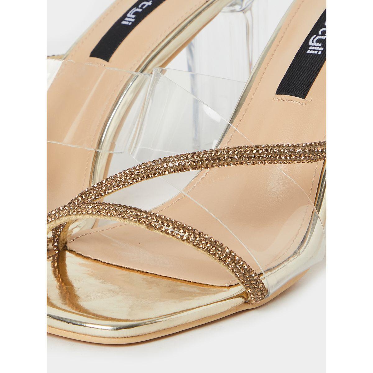 Styli Embellished Strap Sandals with Acrylic Block Heel-women-shoes-heels-image-5