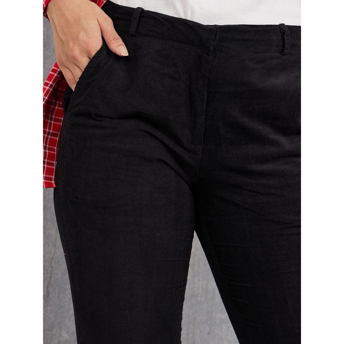 Styli Mid Rise Corduroy Skinny Crop Trouser-women-clothing-bottoms-trousers-image-3